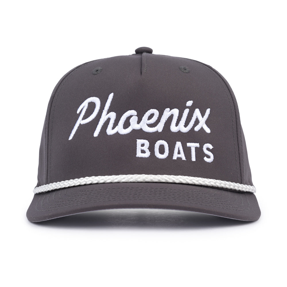 Scripted Rope Cap - Dark Grey