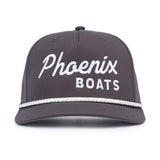 Scripted Rope Cap - Dark Grey
