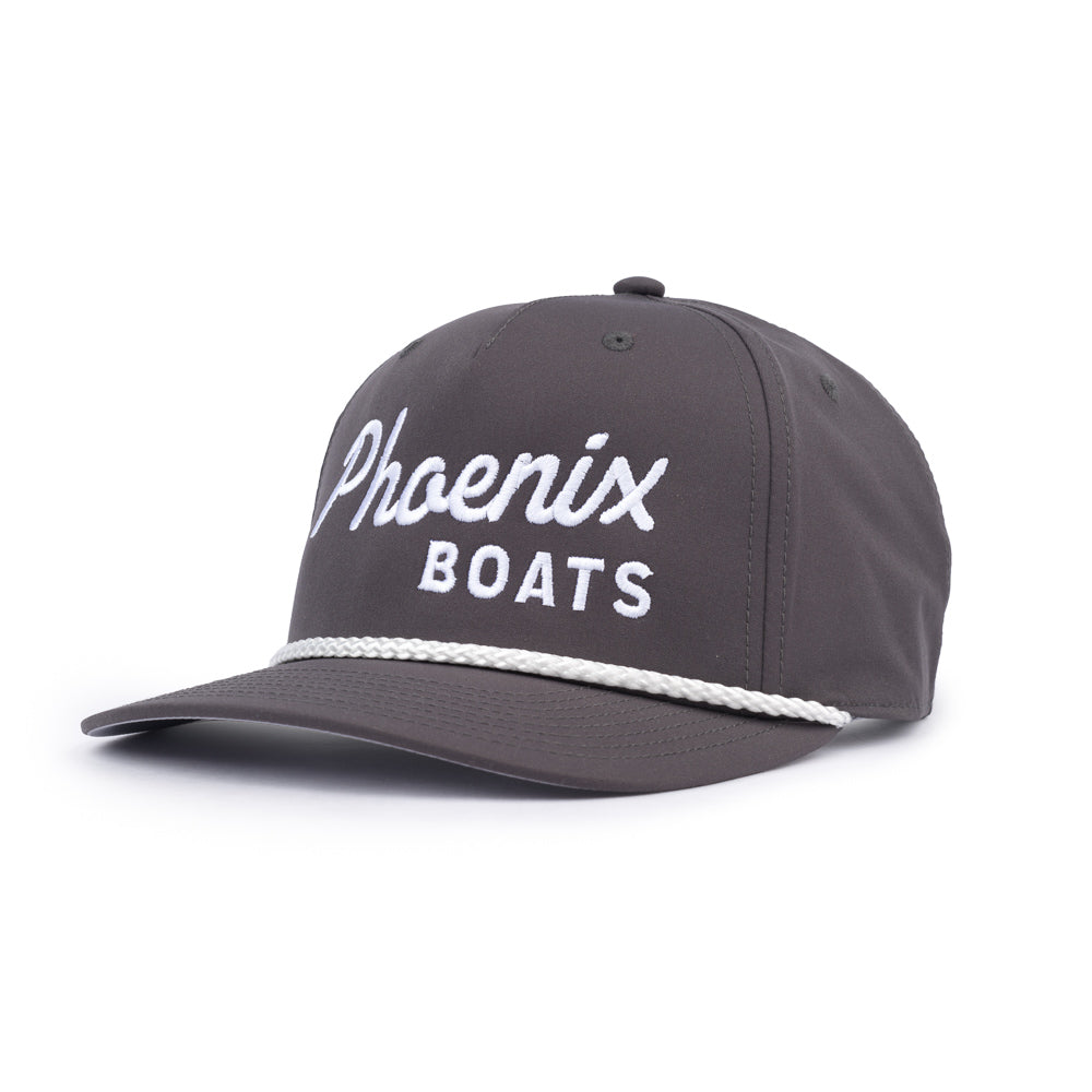 Scripted Rope Cap - Dark Grey