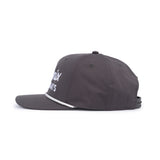 Scripted Rope Cap - Dark Grey