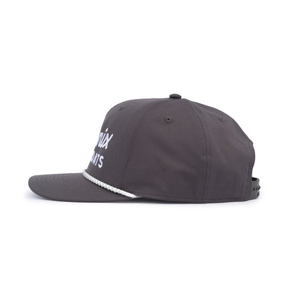 Scripted Rope Cap - Dark Grey