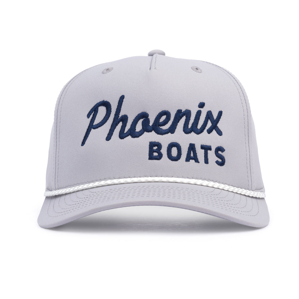 Scripted Rope Cap - Light Grey
