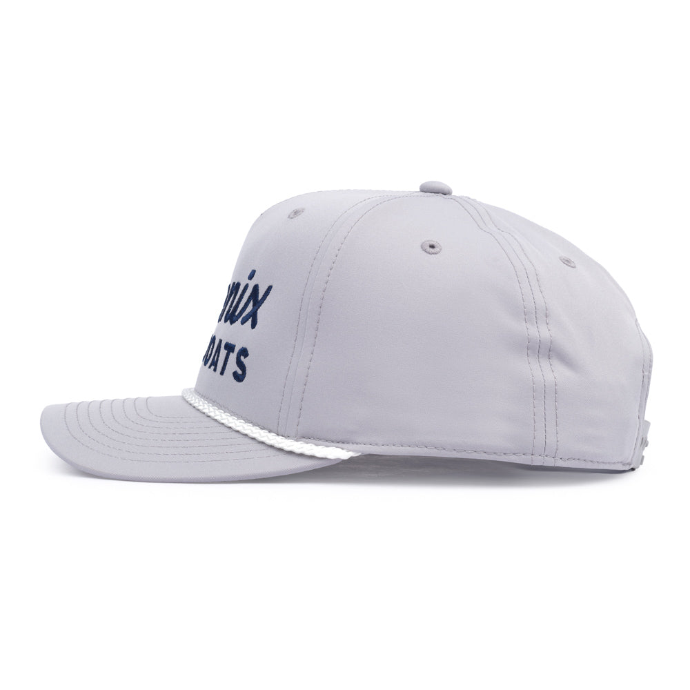 Scripted Rope Cap - Light Grey