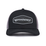 Richardson Trucker Patch Cap - Black / Charcoal
