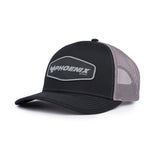 Richardson Trucker Patch Cap - Black / Charcoal