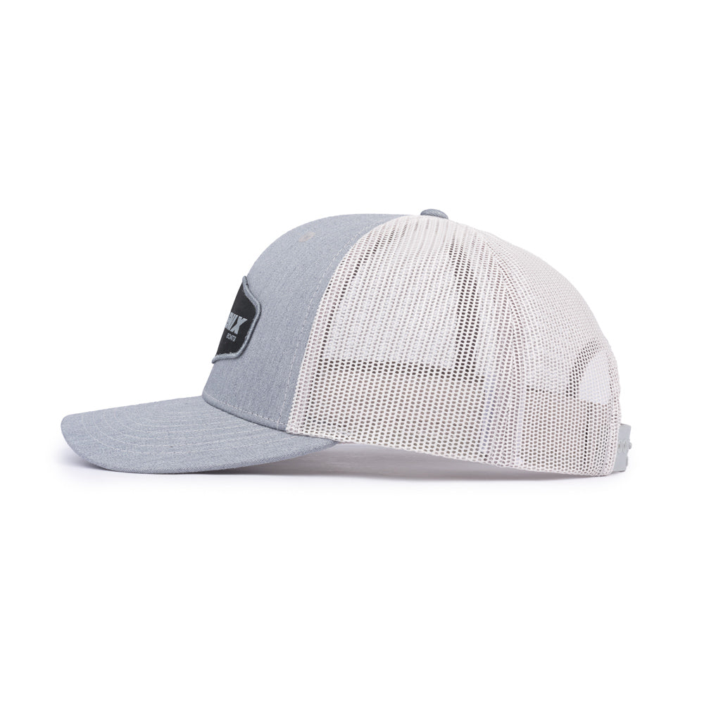 Richardson Trucker Patch Cap - Heather Grey / Light Grey