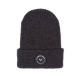 Richardson Waffle Knit Patch Beanie - Heather Charcoal