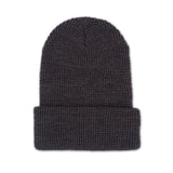 Richardson Waffle Knit Patch Beanie - Heather Charcoal
