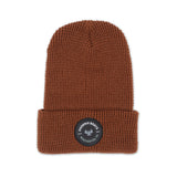 Richardson Waffle Knit Patch Beanie - Cinammon Mocha