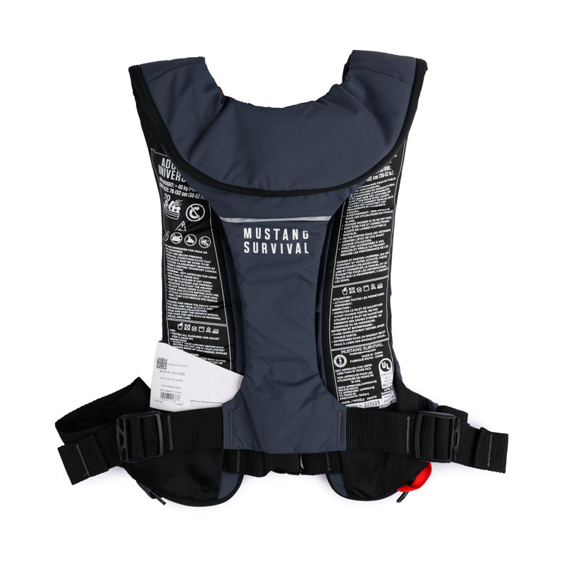 デオキシス 120HP フォトンブースト Mustang Elite 120 Inflatable PFD - Charcoal – Phoenix Boats Gear