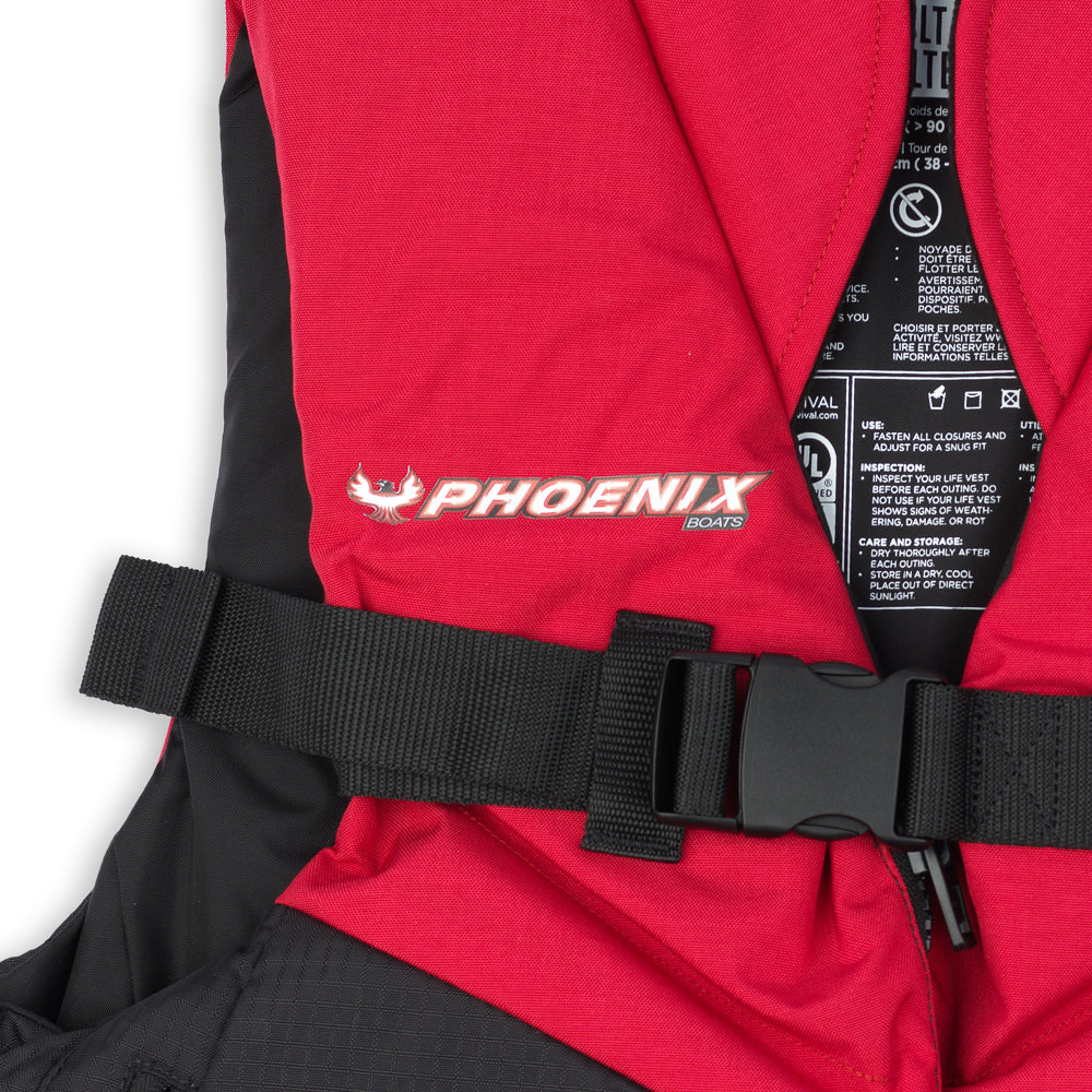Mustang ACCEL Foam Fishing Vest - Red