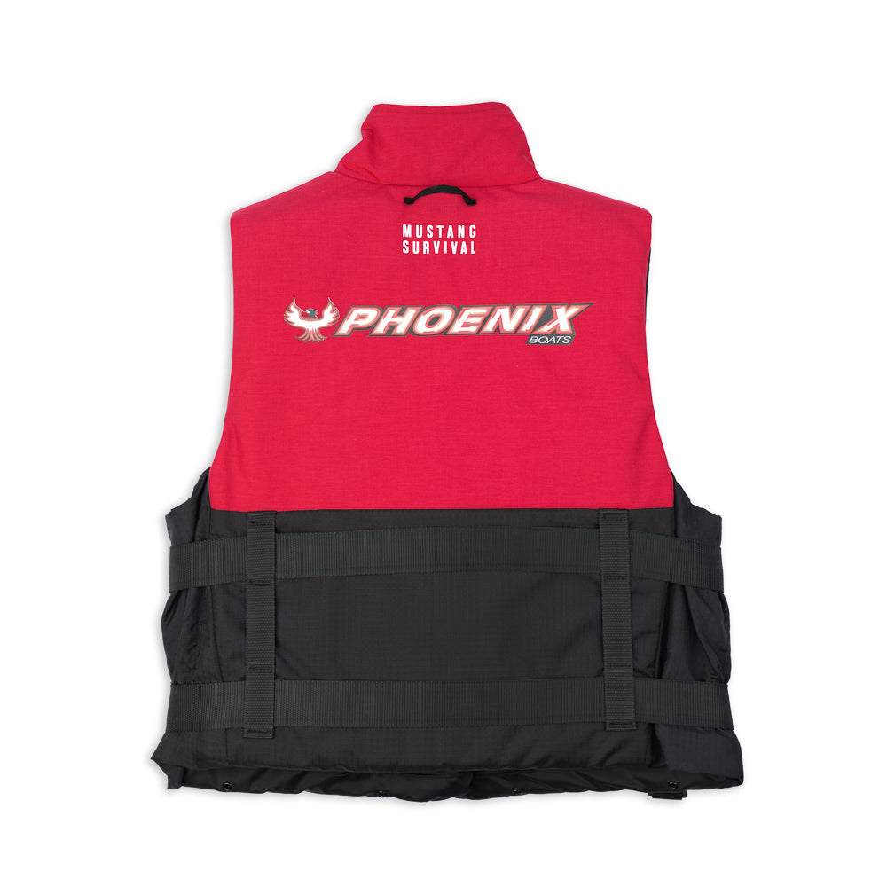 Mustang ACCEL Foam Fishing Vest - Red