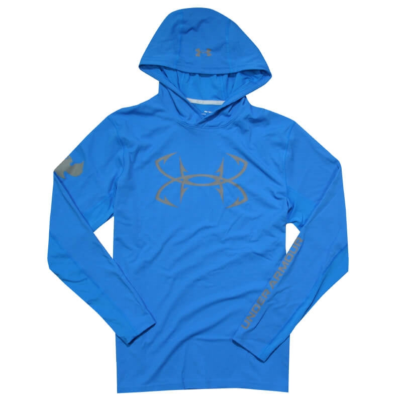 Under Armour LS Hoodie Tee - Blue Circuit