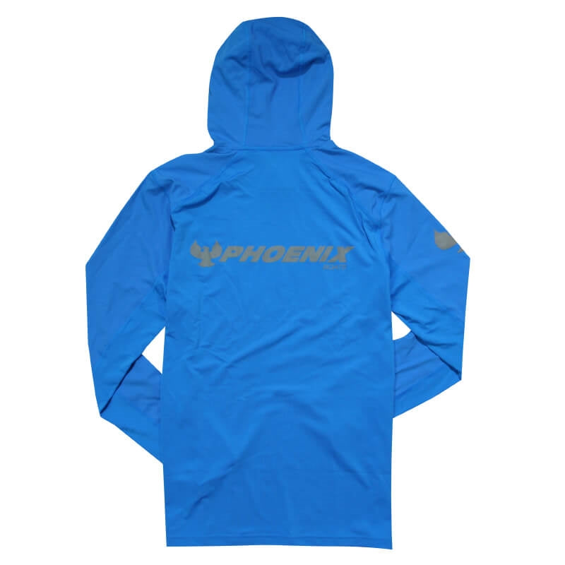 Under Armour LS Hoodie Tee - Blue Circuit - CLEARANCE