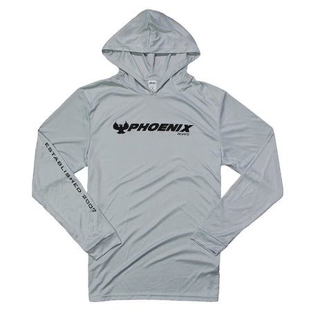 Hooded LS Sun Tee - Aluminum