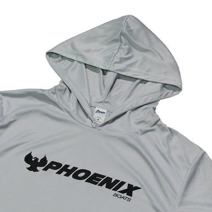 Hooded LS Sun Tee - Aluminum