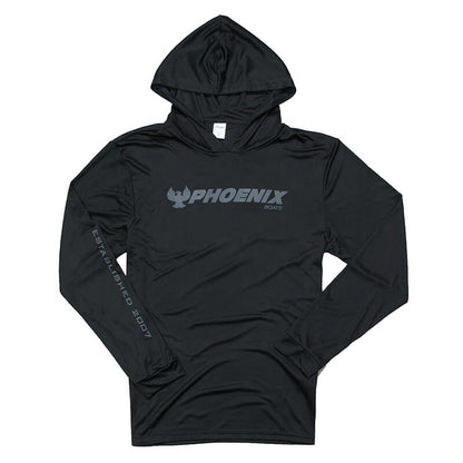 Hooded LS Sun Tee - Black