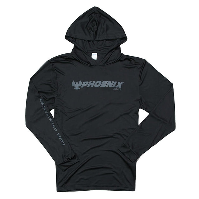 Hooded LS Sun Tee - Black
