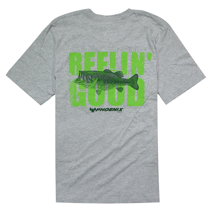 Reelin Good Tee - Athletic Heather Gray