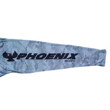 Offshore LS Camo Print Tee - Blue Mist