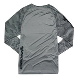 Offshore LS Camo Print Tee - Medium Gray