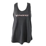 Women's Racerback Tank - Heathered Charcoal