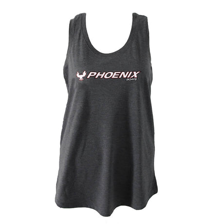 Women's Racerback Tank - Heathered Charcoal