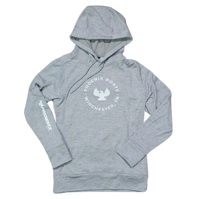 Women's Electric Hooded Sweatshirt - Silver