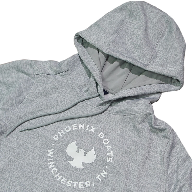 Women's Electric Hooded Sweatshirt - Silver - CLEARANCE