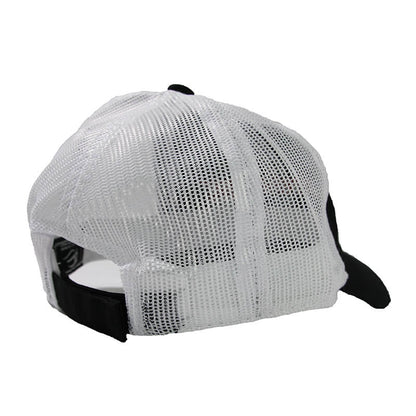 Soft Mesh Back Cap - Black / White