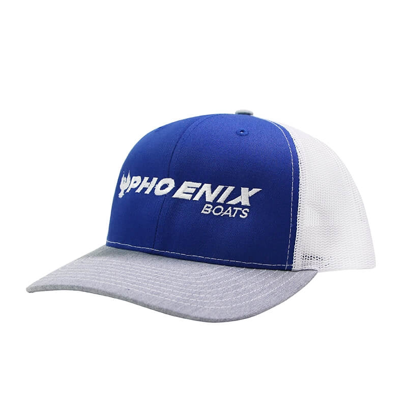 Richardson Trucker Cap - Royal / Grey / White