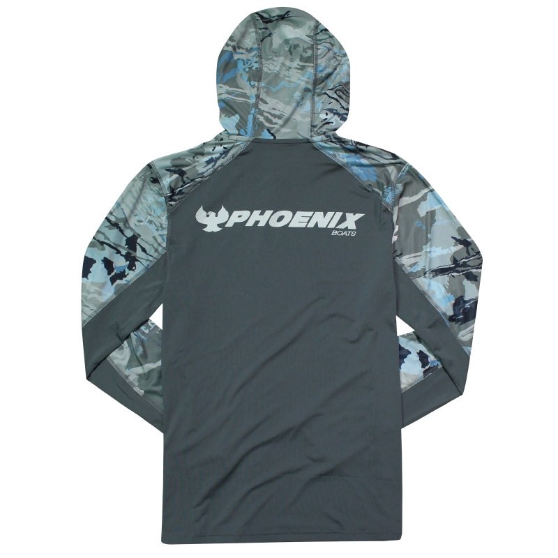 UA Shorebreak Camo Hoodie Tee - Hydro Camo