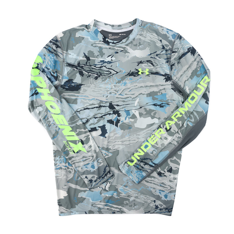 UA Shorebreak Camo Hoodie Tee - Hydro Camo