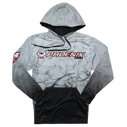 Low Tide Sublimated Hooded Sweatshirt - Gray