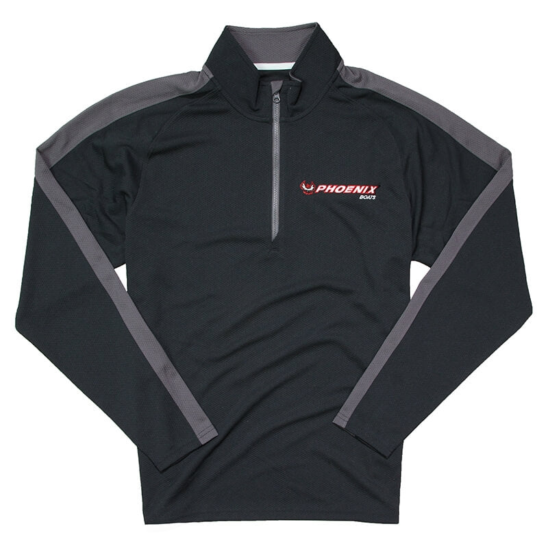 Sport Wick 1/4 Zip Pullover - Black | Iron Grey