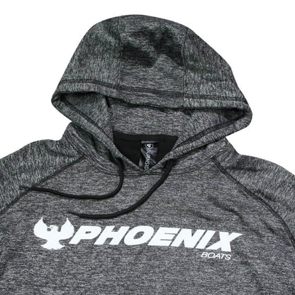 Raglan Hooded Sweatshirt - Charcoal Heather